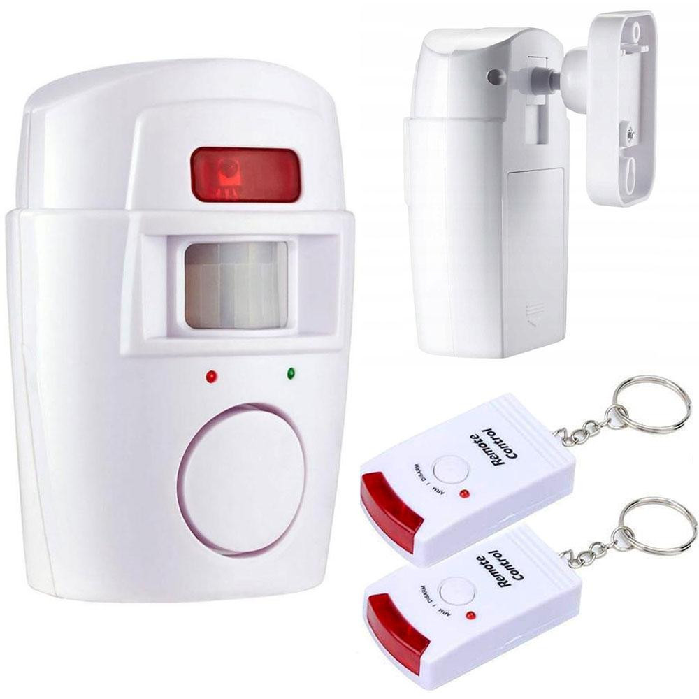 Сенсорна сигналізація з датчиком руху + 2 пульта, Sensor Alarm 105 / Автономна звукова сигналізація для дому Київ - фото 1