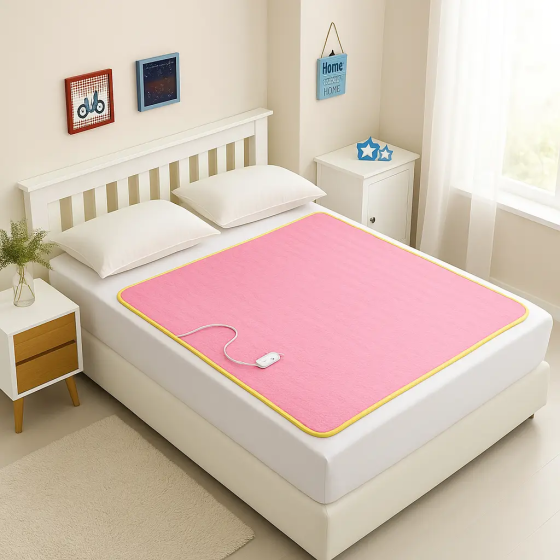 Электрическая простынь Yasam 120×160см с подогревом Розовый Винница