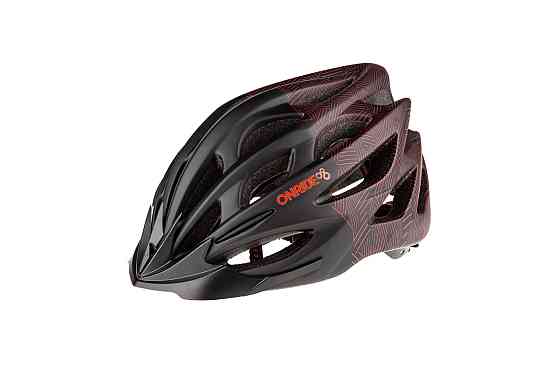 Велосипедний шолом ONRIDE Mount M (55-58 см) Чорно-червоний Бровари