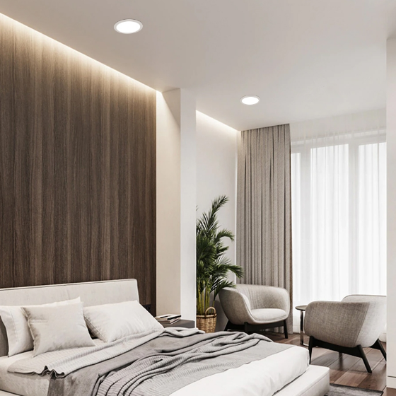 LED Панель врізна кругла 20W 5000К VL-DLBR-205 Videx Житомир - изображение 6