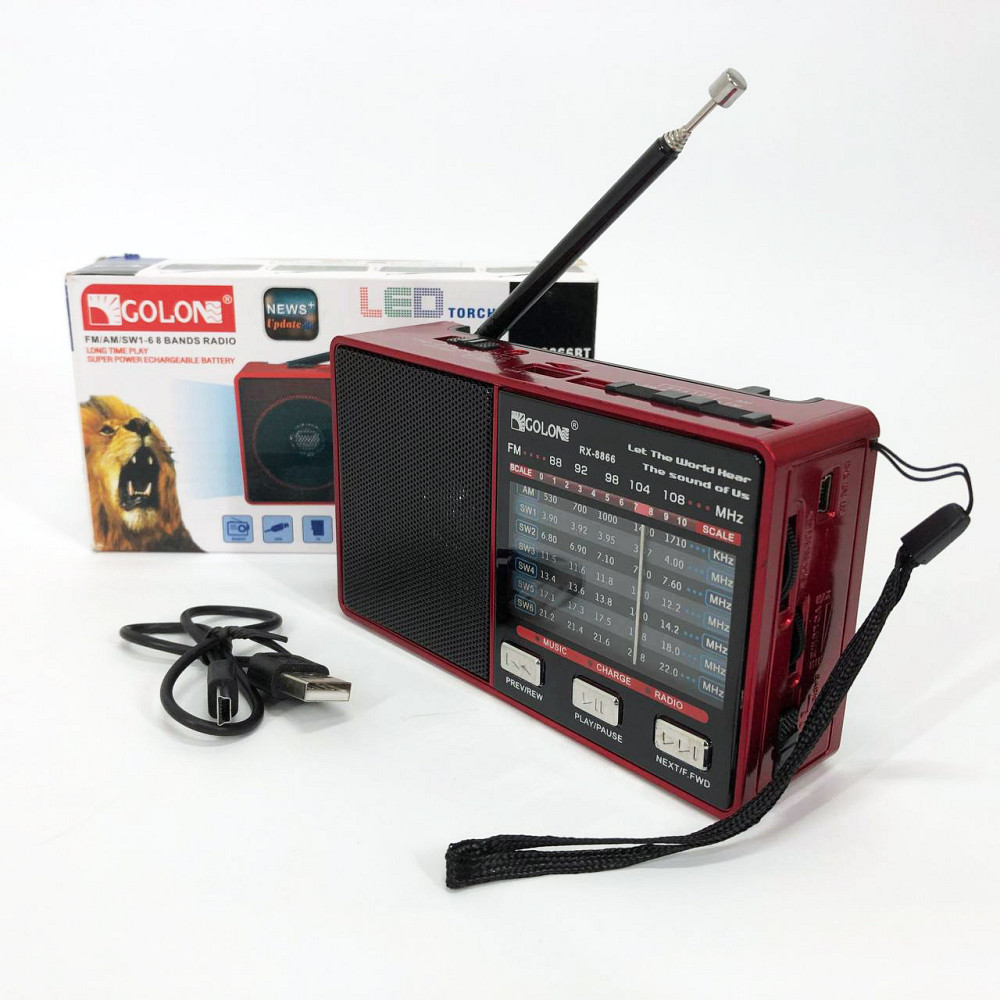 Аналоговий радіоприймач з хорошим звуком, Радіоприймач 220v, Радіо з підтримкою флеш-карт DW-84 Львів - фото 3