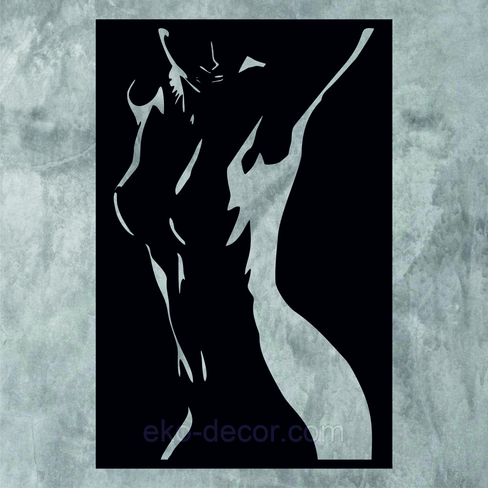 Декоративное настенное Панно «Силуэт женщины», Декор на стену Киев - изображение 7