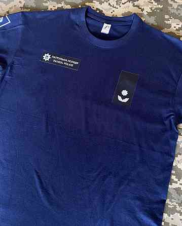 Футболка ПАТРУЛЬНА ПОЛІЦІЯ | PATROL POLICE XXL Черновцы