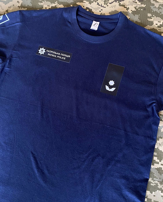 Футболка ПАТРУЛЬНА ПОЛІЦІЯ | PATROL POLICE XXL Чернівці - фото 1