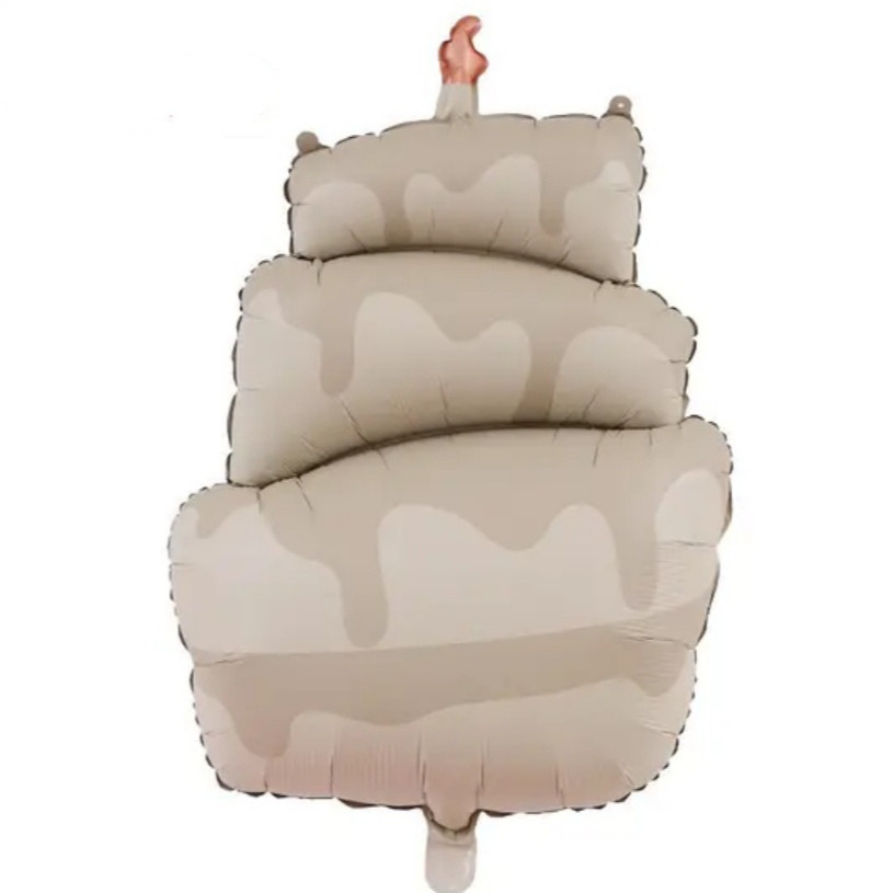 Фольгована куля торт кремова 96*55,5 см Київ - фото 1