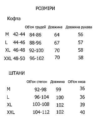 Пижама женская теплая флисовая M400 M Киев