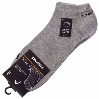 Носки Head Sneaker 3P Unisex 761010001-400 3 пари Сірий 35-38 (8718824272436) Винница