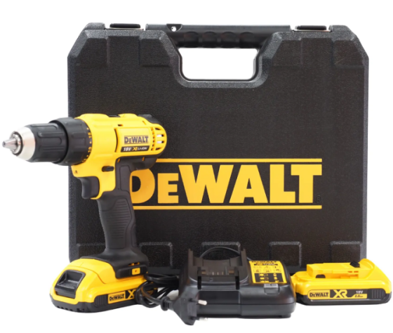 Акумуляторна дриль-шуруповерт DeWALT DCD771D2, 18В, обертаючий момент 42 Нм,2 акумулятора + зарядне + кейс Київ