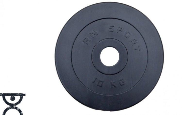 Диск композитний на олімпійський гриф 10 кг 51 мм Гантелі, гирі, штанги і диски з АВС покриттям Київ - фото 3