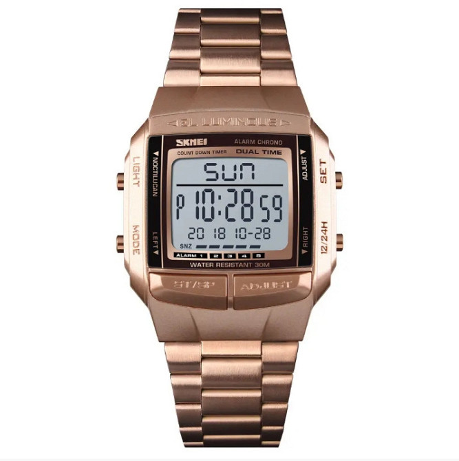 Спортивний годинник Skmei Illuminator Рожевий Київ - фото 1