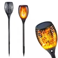 Фонарь садовый светильник на солнечной батарее 80 см Solar flame Коломия