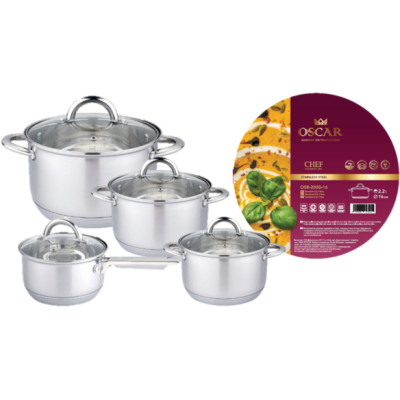 Каструля Oscar Cheff 2.6 л (OSR-2000-18/n) Вінниця - фото 5