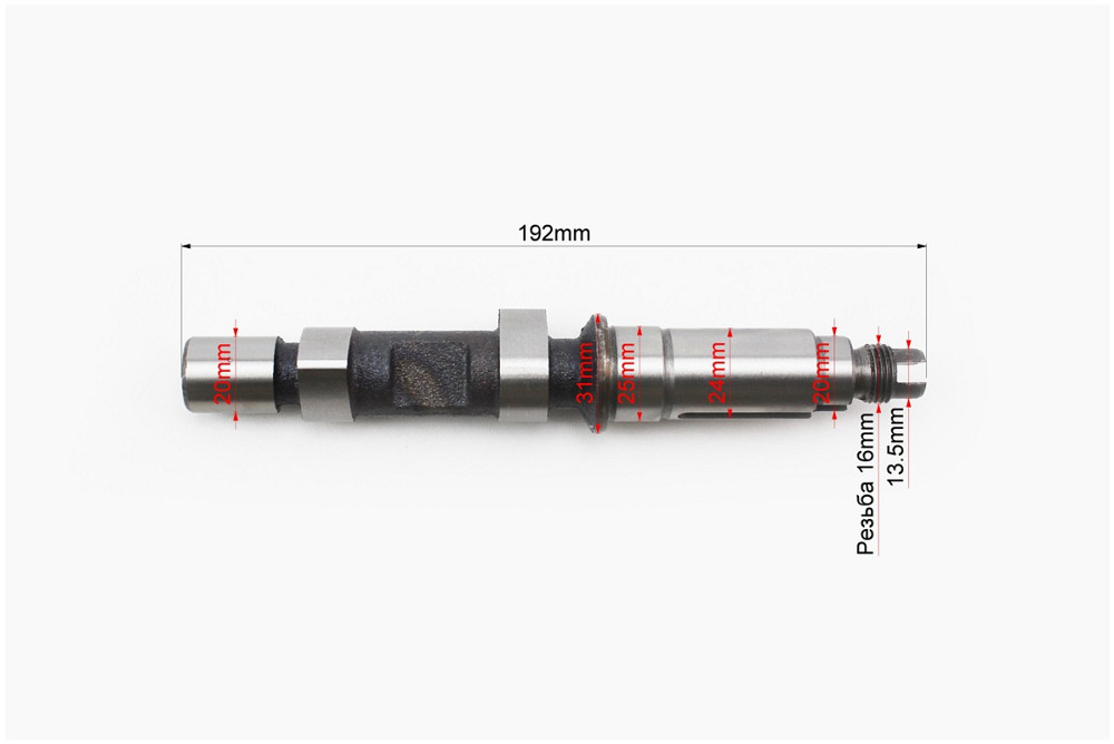 Розподільний вал під шестерню D-20mm R175A/R180NM Тип 1 Київ - фото 2