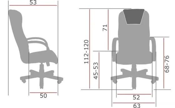 Офісне Крісло Керівника Richman Alvaro Хром М2 AnyFix Коричневий Київ