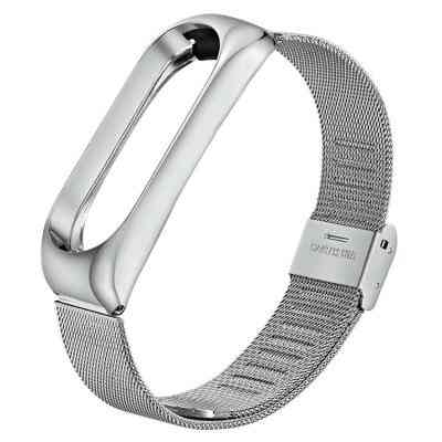 Ремешок для фитнес браслета BeCover Metal для Xiaomi Mi Band 3/4 Silver (704652) Винница