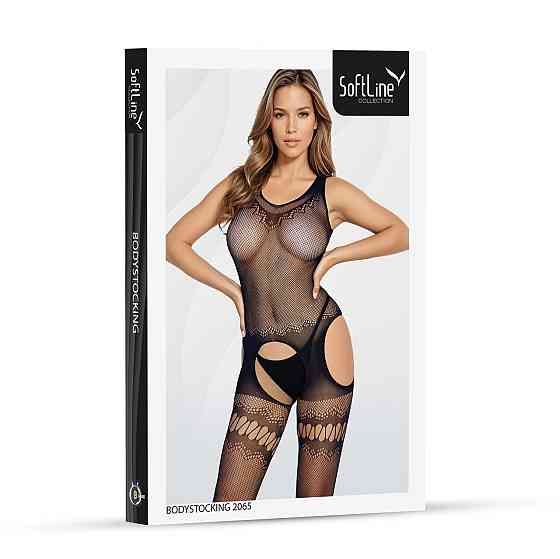 Бодистокинг - Bodystocking 2065, black - One Size Sex Aura Киев
