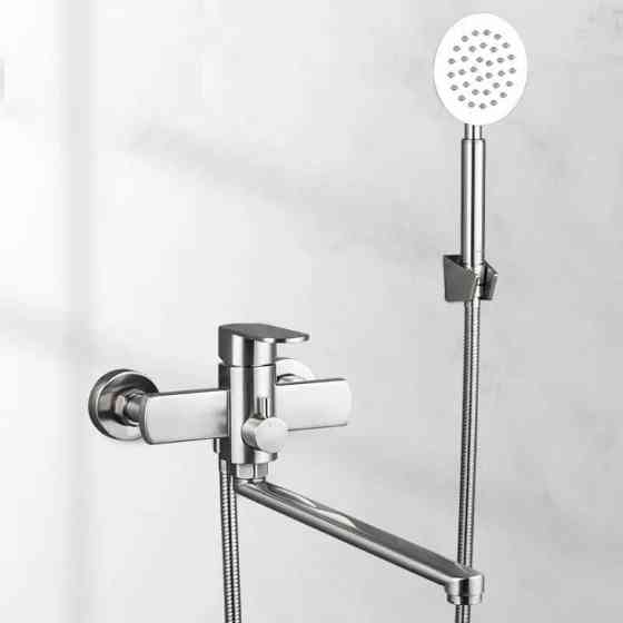 Смеситель для ванны с душевым гарнитуром Frap H805 F22805 сатин Киев