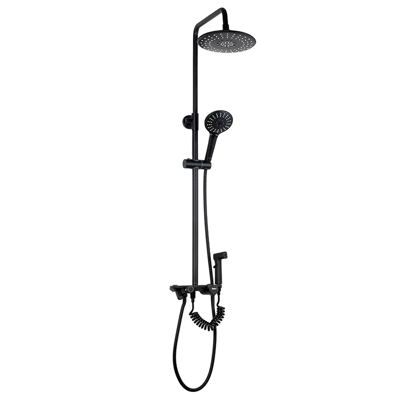 Душевая колонна со смесителем Haiba Markus 009-J Black (HB3976) Киев - изображение 1