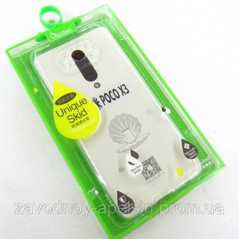 Xiaomi Poco X3 прозорий чохол OuCase Одеса - фото 2