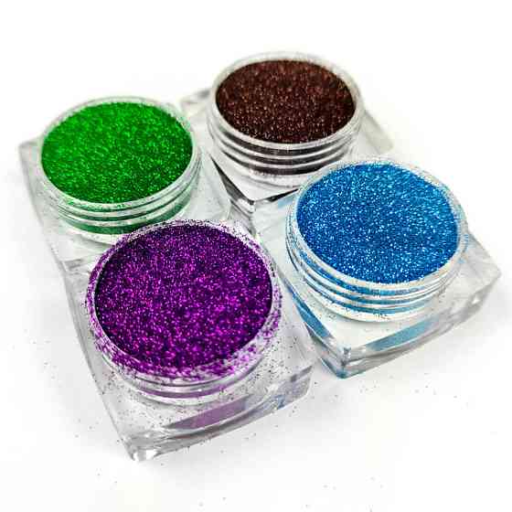 Набор глиттера для био-тату «Базовый №3» glitter-set-4x-3, 4 цвета Винница