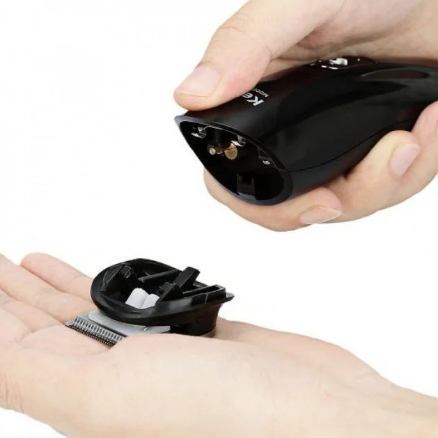 Машинка для стрижки Бритва Тример Kemei KM-600 11 в 1 Стайлер з підставкою Київ - фото 10