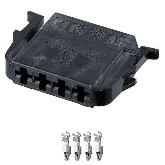 Разъем коннектор 4-кон., 191972704, 1-929591-1, VAG, TE Германия, Франция, Германия, Франция, Audi, Bugatti, Porsche, Seat 40847 Киев