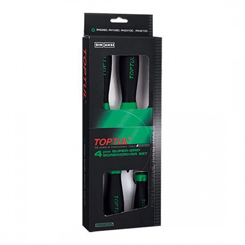 Набір хрестових викруток TOPTUL 4 од. GAAE0401 Одеса - фото 1