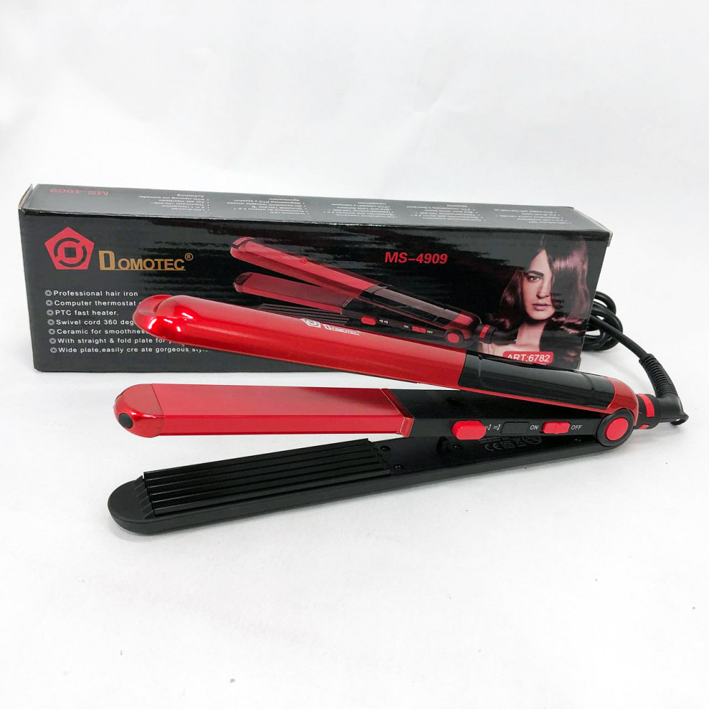 Праска для завивки волосся Domotec MS-4909, Плойка для створення завивки Круті плойки волосся WC-15 Львів - фото 1