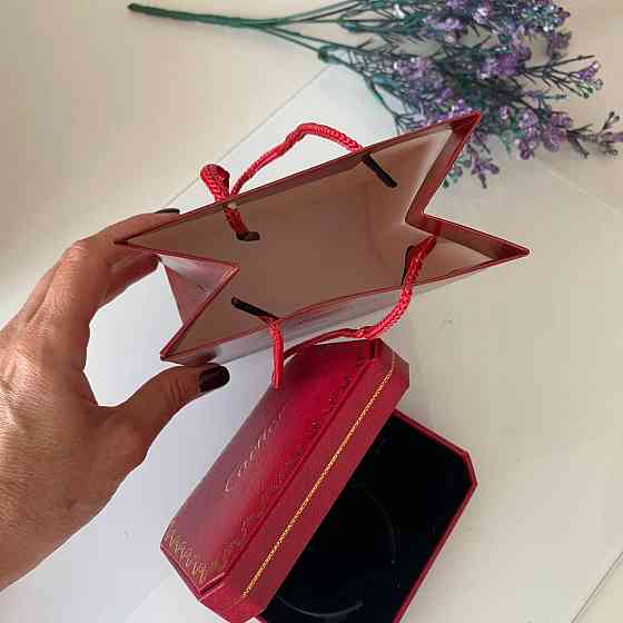 Паковання преміум Cartier Коробочка, всередині замша, пакет Одеса
