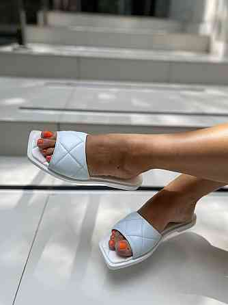 Asti Шльопанці жіночі ASTI 0113 блакитні (літо, шкіра натуральна) (4429) Коломия