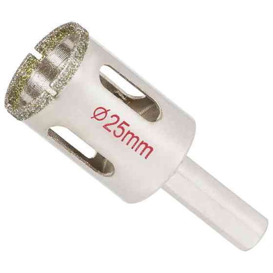 Коронка алмазна для кераміки та скла Ø 25 мм SIGMA (1541251) Київ