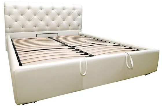 Кровать Двуспальная London Standart 160 х 190 см Boom 01 Белый Днепр