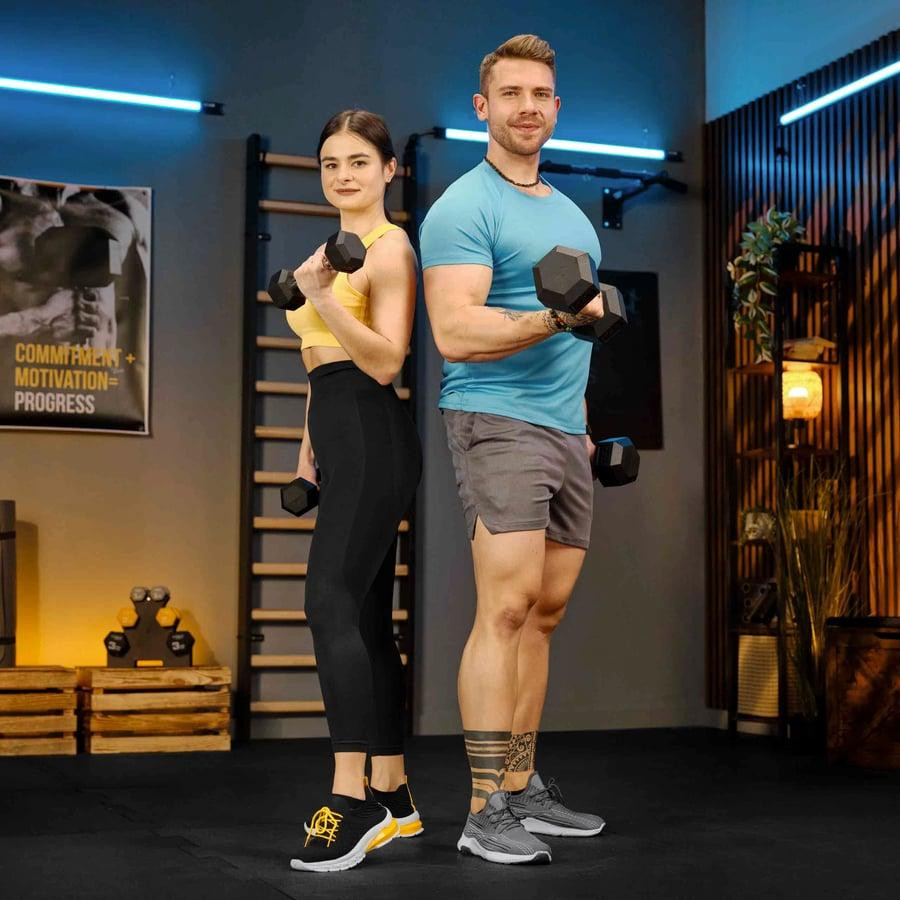 Гантеля шестигранна прогумована TX-200RD Trex Sport 20кг Киев - изображение 8