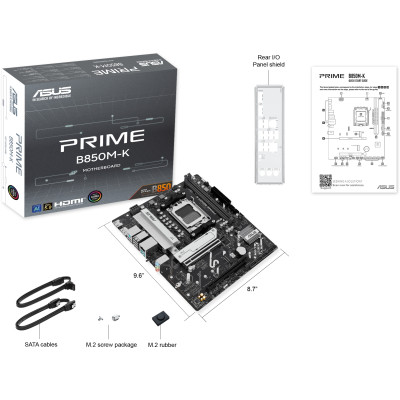 Материнська плата ASUS PRIME B850M-K Вінниця - фото 8