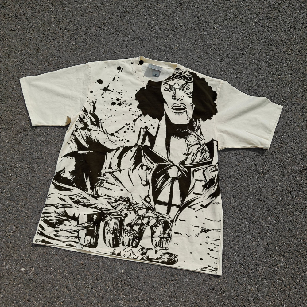 Футболка мужская с принтом аниме Ван Пис Ике Аге Аокиджи оверсайз (S/M/L) Черний Днепр - изображение 1