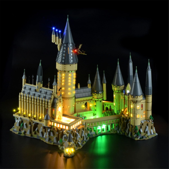 LED-підсвітка GEAMENT для LEGO Harry Potter Замок Гоґвортс 71043, комплект освітлення, КОНСТРУКТОР НЕ ВХОДИТЬ Київ