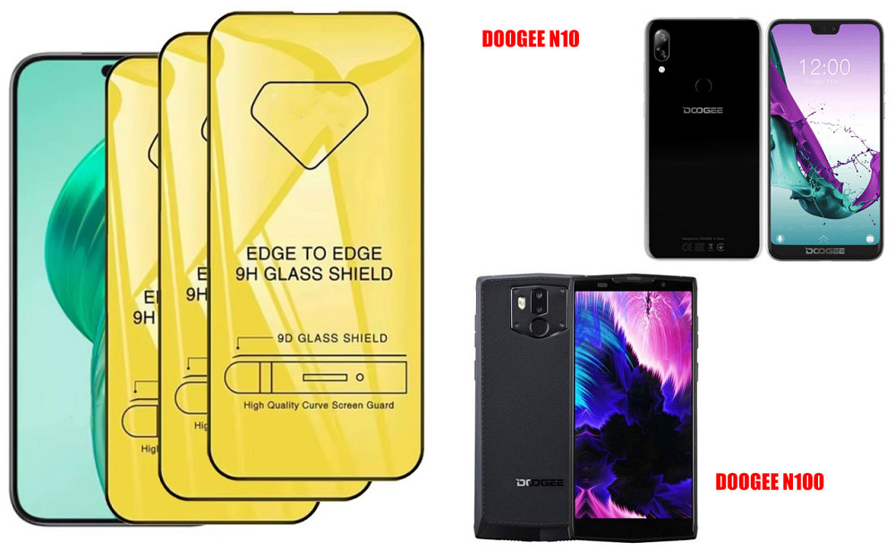 Захисне скло DefenzoGlass для DOOGEE N10, DOOGEE N100 – подвійна міцність Київ - фото 3