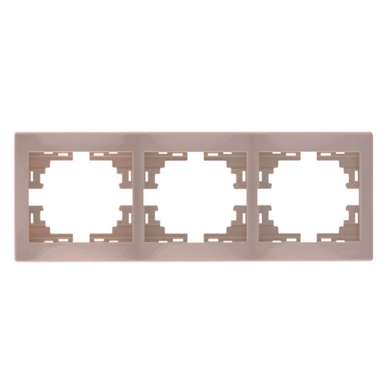 MIRA крем Рамка горизонтальна 3-а без вставки Лезард Житомир