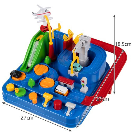 Детская Автомобильная полоса препятствий многофункциональная + 4 машинки Kruzzel (22879) Нововолынск - изображение 10