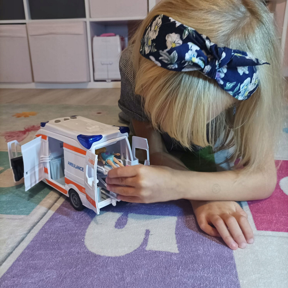 Детский Автомобиль скорая помощь с носилками Kruzzel (22731) Нововолынск - изображение 7