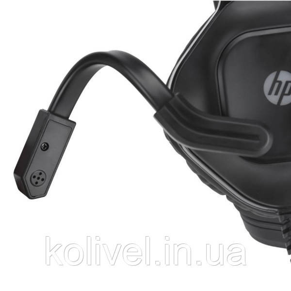Навушники з мікрофоном HP DHE-8002 Gaming, Red LED, Black (DHE-8002) Киев - изображение 4