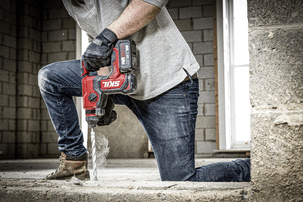 Перфоратор аккумуляторный бесщеточный, SKIL 3851 CA XP + аккумулятор 4,0 Ah + зарядное устройство RH1E3851CA+BC1E3111AA Одесса - изображение 5