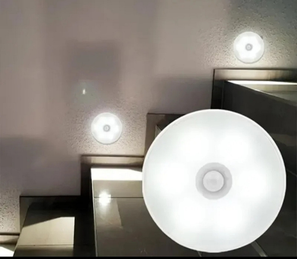 LED світильник з датчиком руху і датчиком день/ніч без кнопки увік./вимк. Холодний білий Смела - изображение 5