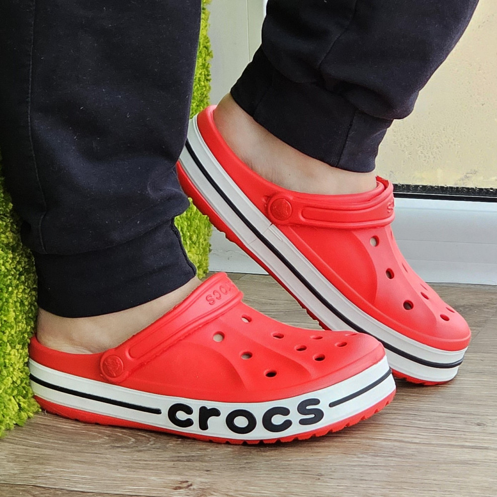 Жіночі Крокси Червоні капці CROCS Шльопанці (розміри: 34,35,36,38) Дніпро - фото 5