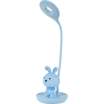 Настольная лампа Kite Bunny LED с аккумулятором, голубая (K24-492-1-3) Винница - изображение 2