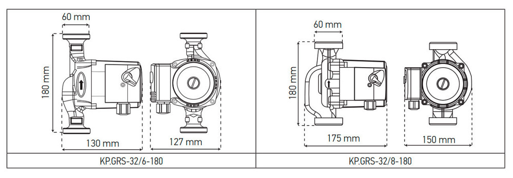 Насос циркуляційний Koer KP.GRS-32/6-180     ( KP2899 ) 37946 Харків - фото 5