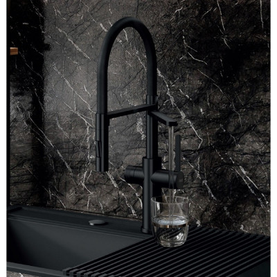 Смеситель Elleci Ventum pure black 86 Винница - изображение 2