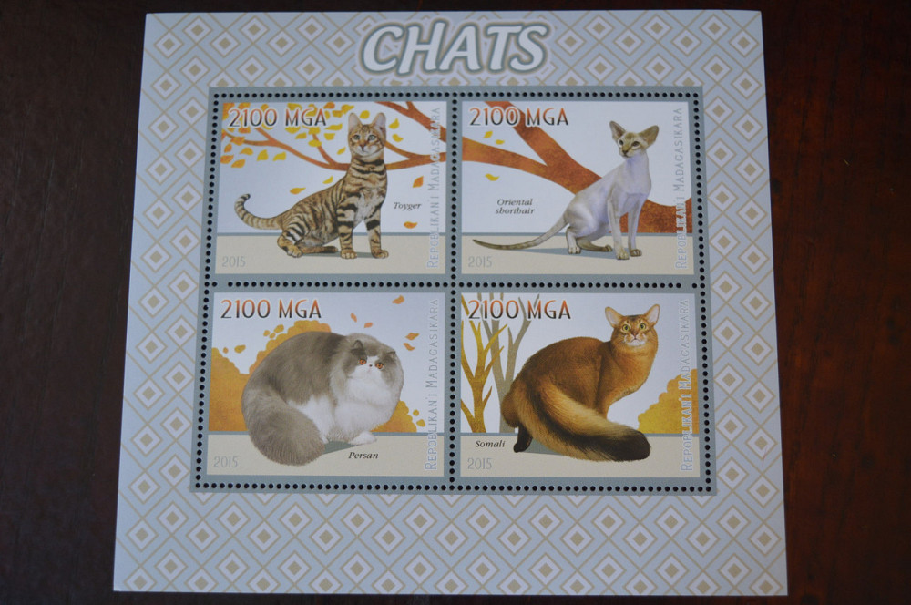 Мадагаскар. Фауна. Личности. Блок. (А-35) Полтава - изображение 1