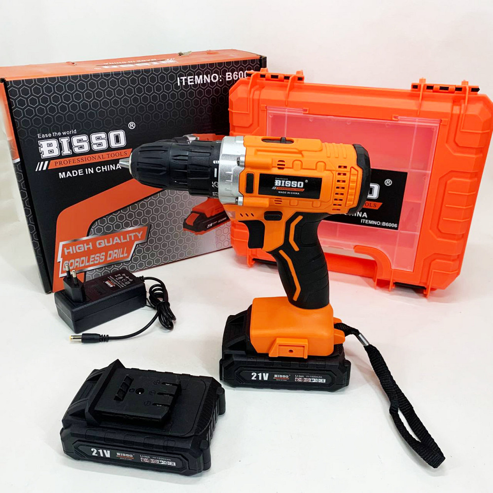 Шуруповерт акумуляторний у валізі BISSO B6008 21V DX-58 Львів - фото 4