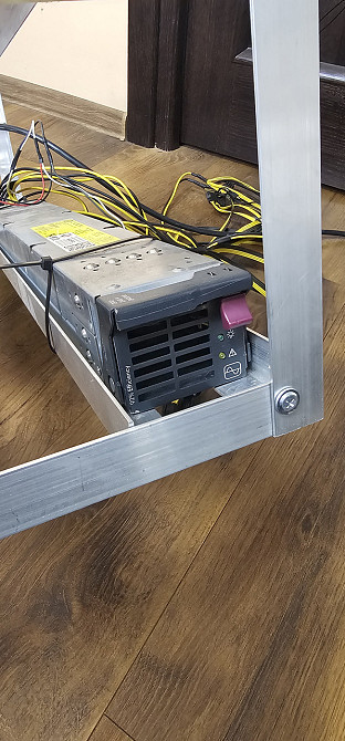 Дуже потужна майнинг ферма на 6 відеокарт (БЖ 2450W) Клевань - изображение 6